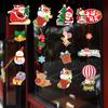 Suministros de Decoración Navideña 2025 Adornos Colgantes de Papel de Dibujos Animados Creativos Navideños Decoración de Ambiente de Escena de Centro Comercial Decoraciones Colgantes