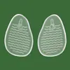 Tacones altos medio número transparentes GEL medio número almohadillas para la parte delantera del pie de mujer almohadillas anti-dolor pegajosas antideslizantes plantillas almohadillas para la parte delantera del pie medias almohadillas suaves