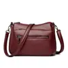 2026 Nova Bolsa de Grande Capacidade para Mulheres de Meia-Idade Bolsa Feminina Atmosfera Casual Couro Macio Bolsa de Ombro Transversal Feminina