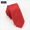 2025 Nova Gravata Estreita de Sarja Lisa Masculina Jacquard Moda Executiva Gravata de Mão Fabricante Atacado