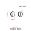 Aretes de plata esterlina 925 soporte vacío aretes retro dorados para mujer aretes diy cera de abeja aretes de turquesa soporte vacío accesorios