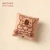Cipreste Sangrento Gatinho Preguiçoso Esculpido Chaveiro de Carro Pingente de Bolsa Gato Fofo Acessórios DIY Acessórios Lote