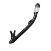 Snorkel Completamente Seco con Boquilla de Silicona Suave, Válvula Antiahogo con Parada de Agua, para Entrenamiento de Natación Subacuática de Adultos
