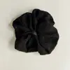 Goma para el pelo de satén con lunares estilo francés para mujer, Diadema de moda de alta gama para peinados de moño