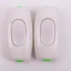 Fornecedor da Fabricante Botão Interruptor Terminal Grande de Cobre Material ABS Branco 6A Interruptor de Luz Pendente de Cabeceira Espessado Formato de Barco
