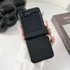 Estilo Normcore de Lujo Ligero Adecuado para Teléfono Móvil Samsung Zflip6 Carcasa Anticaídas Estilo Femenino de Moda Flip7 Estilo Moderno Popular
