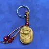 Nuevo Llavero de Tetera de Palo de Rosa con Colgante de Símbolo de Fortuna, Adorno de Mano para Mujeres, Cadena para Teléfono Estilo Masculino, Venta al por Mayor de una Pieza