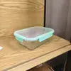 Tazón de Vidrio Caja Conservadora de Frescura Vidrio de Borosilicato Alto Lonchera Uso Estudiantil Calentable Refrigerable Directo de Fábrica Vidrio de Borosilicato Alto