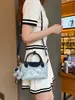 Design de Nicho Nova Bolsa Longchamp Bolinho Embossada, Versátil para o Trabalho, Bolsa de Ombro Cruzada Única, Bolsa de Mão da Moda e Simples para Mulheres