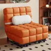 Sofá cama nuevo modelo, doble propósito, reclinable y para sentarse, adecuado para apartamentos pequeños, color crema, estilo vintage, ideal para siestas, viviendas de alquiler, gama alta, plegable, multifuncional
