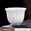 Sebo jade porcelana branca xícara mestre xícara de chá xícara única conjunto de chá kung fu terno xícara de degustação dourada xícara de chá pequena logotipo doméstico