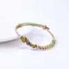 Joyería de Cuerda Multicolor Tejida a Mano en Nuevo Estilo Chino, Diseño Unisex, Moda Nacional de Tendencia, Accesorio de Mano de Estilo Nicho
