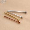 Pasadores de Cuentas de Plata 925 Accesorios para Joyería DIY Agujas para Abalorios Agujas para Pendientes Agujas de Cabeza Plana Agujas de Champiñón Agujas de Paraguas Agujas de Plata