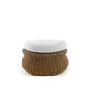 Sofá de Rattan Criativo para Lazer ao Ar Livre Cadeira de Rattan para Varanda Externa Combinação de Sofá de Rattan Preguiçoso para Pátio de Jardim Sala de Sol