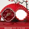 Espejo de Maquillaje Festivo para Novia, Espejo Rojo de Boda, Espejo de Dote de Novia, Espejo de Boda, Espejo de Tocador para Recién Casados, Fábrica de Espejos Festivos