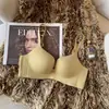 Lencería sin costuras para mujer, soporte suave, realce, sin aros, reducción de busto, anti-flacidez, push-up para senos pequeños, sujetador ajustable