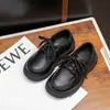 Zapatos de cuero para niños zapatos para niños nuevos primavera y otoño estilo británico suela blanda rendimiento campus estudiante rendimiento niñas zapatos sencillos