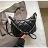Bolso de Axila Romboidal de Nicho Estilo Francés para Mujer 2024 Nuevo de Moda Bolso Cruzado Texturizado Estilo Coreano Estilo Occidental Bolso de Viaje