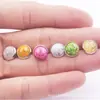 Remaches Turquesa, Tachuelas de Perla, Accesorios para Joyería DIY, Pulseras, Ropa, Bolsos, Ribete de Cuero, Tachuelas de Pedrería de Moda 7mm