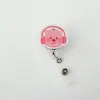 Lindos dibujos animados retráctiles hebilla de extracción fácil insignia de tarjeta de trabajo de estudiante de enfermería soporte de tarjeta de fábrica clip de cordón extracción fácil