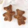 Pelúcia Cyber Celebrous Sr.. Broche Urso de Pelúcia de Feijão Acessórios Urso de Desenho Animado DIY Bolsa Roupa Acessórios para Capa de Celular