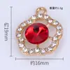 Colgante de Flor de Ciruelo de Cristal de Lujo Accesible Creativo Transfronterizo Materiales para Accesorios DIY Pulsera de Aleación Galvanizada Collar Venta Directa de Fábrica