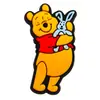 Winnie the Pooh Borracha Macia de PVC Clipe para Lápis Caneta Esferográfica Clipe para Canudo Acessórios Decorativos DIY em Estoque