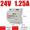 Fonte de Alimentação Chaveada Mingwei Trilho DIN 220V para 12v DC Transformador EDR/NDR/DR-60W-24V120W
