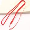 Cadena de suéter al por mayor de fábrica, collar de cuerda, cuerda de corazón, hebilla de red de cuerda, accesorios de cordón con colgante de jade para hombres y mujeres, suministro directo
