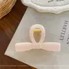 Nova Presilha de Cabelo Colorida de Gelatina com Laço Luofu Meng, Presilha da Nuca Fashion, Acessórios de Cabelo Elegantes para Mulheres