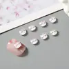 Joias para Nail Art de Desenho Sanrio Transfronteiriças Mini Gelo Transparente Gato Kt Melody Resina DIY Grampo de Cabelo Diamante de Unha Joias