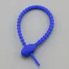 Cuerda de silicona brida de silicona cable de silicona extensible suave cordón para llavero material para colgante de bolsa de juguete de muñeca DIY