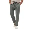 Pantalones Casuales de Color Sólido Transpirables de Verano para Hombre 2024 Amazon Transfronterizo AliExpress Tallas Grandes Sueltos para Hombre