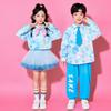 Ropa de Presentación para Coro Infantil, Uniformes de Clase de Porristas para la Ceremonia de Apertura de la Reunión Deportiva de Otoño de Estudiantes de Primaria, Ropa de Presentación para Jardín de Infancia