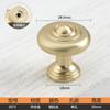 Puxador de armário estilo francês dourado moderno simples estilo nórdico porta de armário gaveta ferragens de móveis puxador redondo