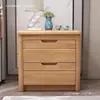 Mesita de Noche Madera Maciza Simple Moderna Estilo Chino Hogar Gabinete de Almacenamiento Cama con Almacenamiento Mesita de Noche Dormitorio Organización Completamente Ensamblado Sala de Estar Niños