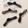 Pino de Cabelo Elegante Super Feito à Mão com Laço de Couro Retro Outono e Inverno Daedongmen Coreano Acessórios para Roupas