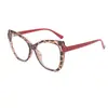 Nuevas gafas TR con montura de mariposa, espejo plano, cara redonda, para mujer, adelgazantes, modernas, protección ocular, antiluz azul, montura para miopía.