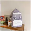 Nueva Mochila Escolar Estilo Coreano 2026 para Estudiante de Secundaria Mochila de Moda Estilo Japonés Gran Capacidad para Mujer