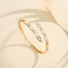 Pulseira Popular de Zircônia com Design de Nicho, Pulseira em Forma de Cobra, Exquisita Pulseira de Osso de Cobra Fashion de Luxo Leve, Joia de Mão para Mulheres