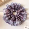 2026 Nuevo Coletero de Encaje Floral Moda Retro Diseño de Nicho Goma para el Cabello Coleta Accesorio para el Cabello