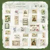 Adesivos de Carimbos de Papel Cobre Vintage Yanji - Série Fantasia de Coleção de Selos - 50 folhas em 6 designs para escolher para decoração de base
