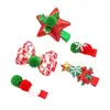 Nuevos accesorios para el cabello de Navidad lindos divertidos sombrero de Navidad lazo de árbol de Navidad clip de pico de pato juego de horquillas navideñas para niños