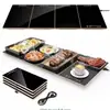 Bandeja térmica desmontable y empalmable transfronteriza, bandeja calefactora, tabla aislante para alimentos, calentador de alimentos desmontable