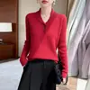 Suéter de Punto Pequeño Cuello 100% Lana Pura Estilo Old Money para Mujer, Suéter Vintage de Punto Trenzado, Top Base Cálido Ajustado