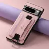 Adecuado para Google 11ProXL funda de teléfono con anillo de hebilla para correa de muñeca Pixel 10 tarjetero soporte plano funda de cuero