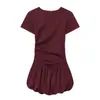 Ropa Europea y Americana de Mujer Transfronteriza, Moda Popular de Aliexpress Vestido Corto Estilo Globo