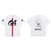 Suministro Mayorista Transfronterizo de Marca de Moda, Dropshipping de Comercio Exterior, Camiseta de Manga Corta Pesada Bape Cabeza de Mono Tiburón 260g 25