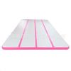 Colchoneta de baile con colchón de aire cepillado y volteable para sala de Taekwondo, colchoneta de gimnasia inflable para parque de trampolines de interior