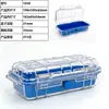 Caja de Almacenamiento Impermeable Pequeña Transparente Portátil para Exteriores Sellada a Prueba de Humedad Organizador para Pesca Buceo Teléfono Llave Auriculares